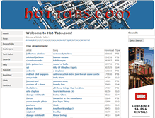 Tablet Screenshot of hot-tabs.com
